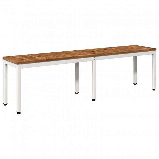 vidaXL Zahradní lavice 161 x 35 x 45 cm Masivní akátové dřevo