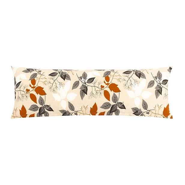 Bellatex Povlak na relaxační polštář Podzimní listí, 55 x 180 cm, 55 x 180 cm