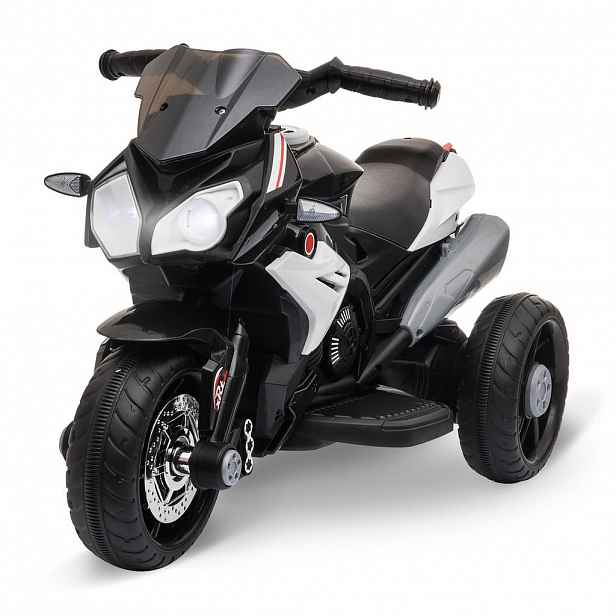 HOMCOM DĚTSKÝ ELEKTRICKÝ MOTOCYKL Dětské vozidlo se světly a zvuky, rychlost až 3 km/h