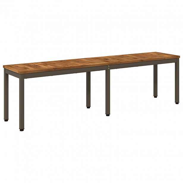 vidaXL Zahradní lavice 161 x 35 x 45 cm Masivní akátové dřevo