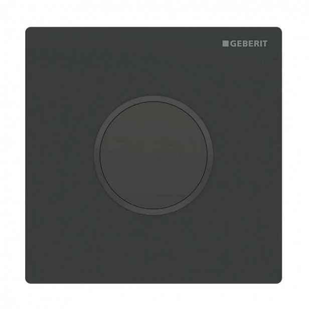 Geberit - Elektronické ovládání splachování pisoáru typ 10, síťové napájení, easy to clean, matná černá 116.025.16.1