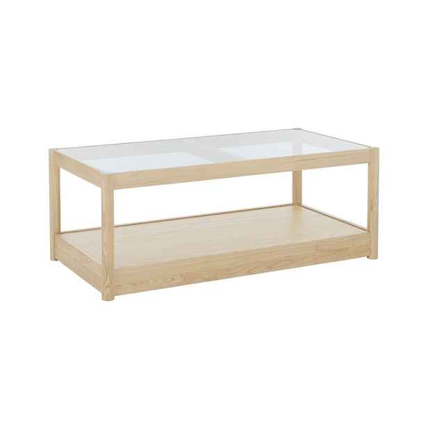 Konferenční stolek se skleněnou deskou v přírodní barvě 60x120 cm Class – Ellos Home