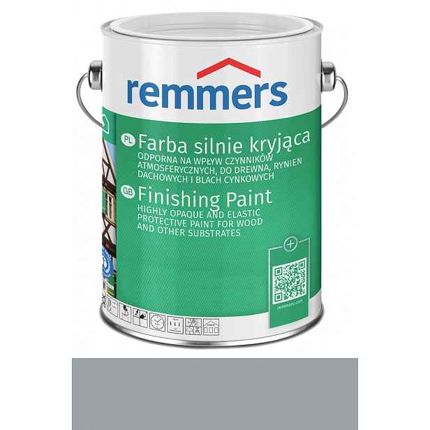 Remmers Deckfarbe barva na dřevo 0,75L Šedá okenní