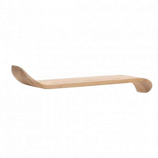 Livetastic NÁSTĚNNÁ POLICE, mangové dřevo, hnědá, 120/36/20 cm