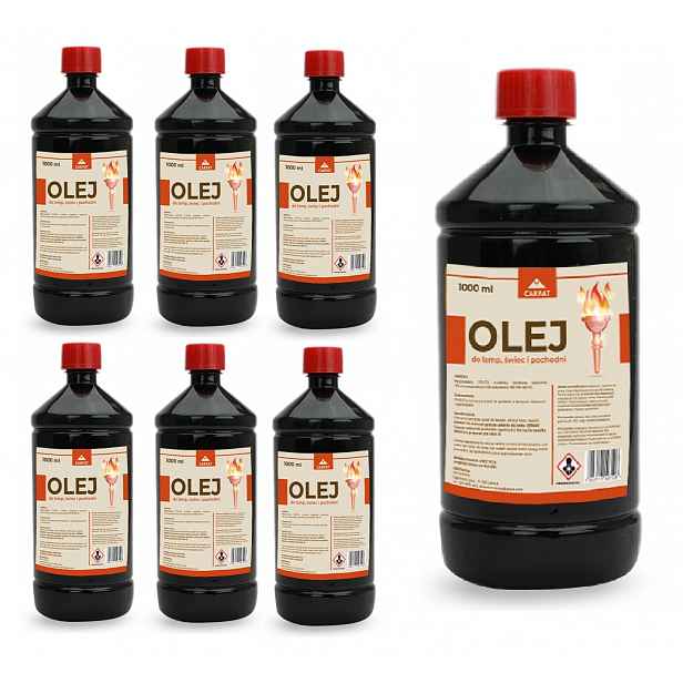 Olej Do Lamp Svíček A Pochodní 6 x 1000 ml