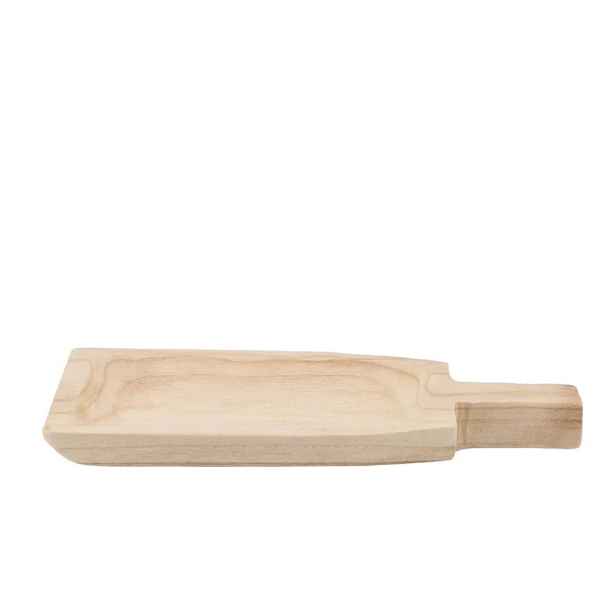 Přírodní dřevěný dekorační podnos s rukojetí Tippo - 32*15*4 cm daan kromhout