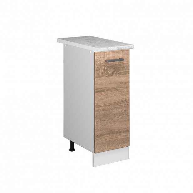 Vicco UNIVERZÁLNÍ ZÁKLADNÍ JEDNOTKA R-Line Sonoma 30 cm s dvířky, s pracovní deskou