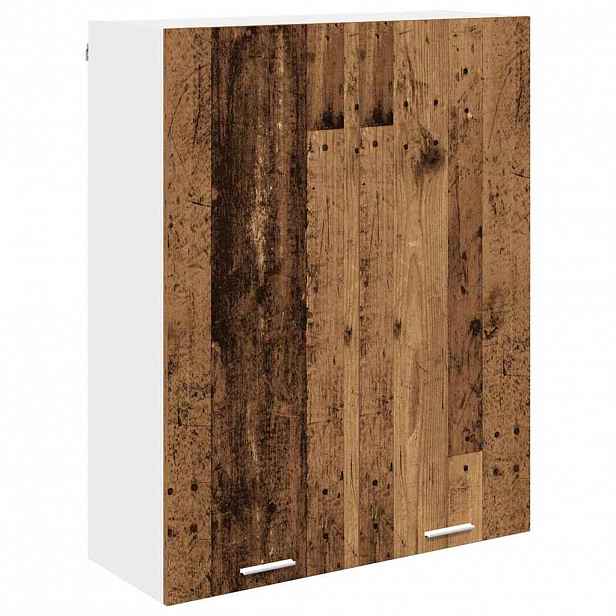 vidaXL Závěsná skříňka Staré dřevo 80 x 31 x 100 cm Kompozitní dřevo