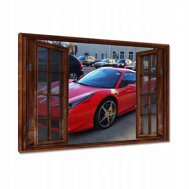 Obrazy 90x60 Červené Ferrari