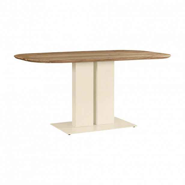 Lomoco JÍDELNÍ STŮL, akácie, krémová, barvy akácie, 160/95/76 cm