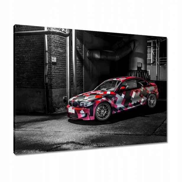 Obrazy 80x60 Červené Bmw