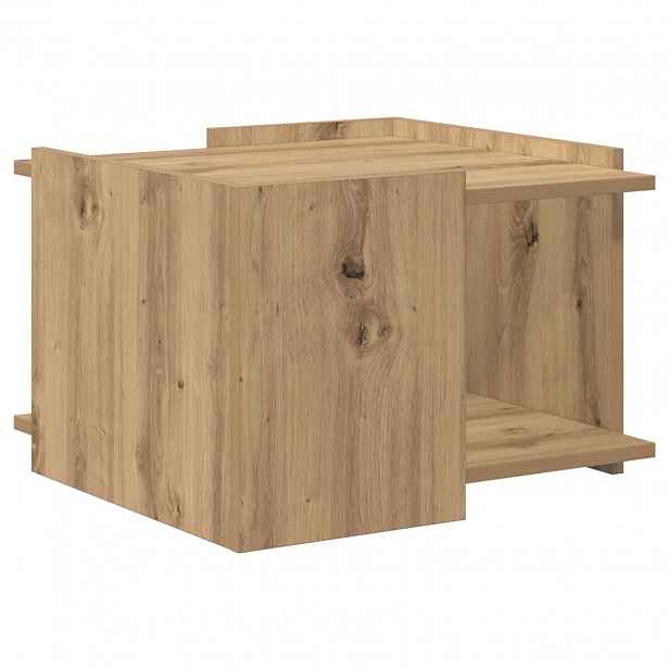 vidaXL Konferenční stolek Dub artisan 50,5 x 50 x 33 cm