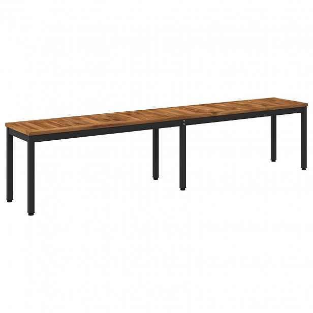 vidaXL Zahradní lavice 201 x 35 x 45 cm Masivní akátové dřevo