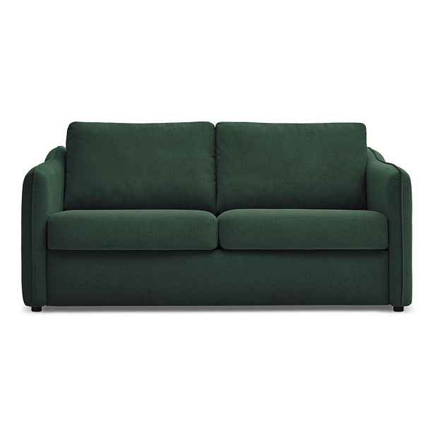 Zelená pohovka na každodenní spaní/rozkládací 178 cm Lenny – Bobochic Paris