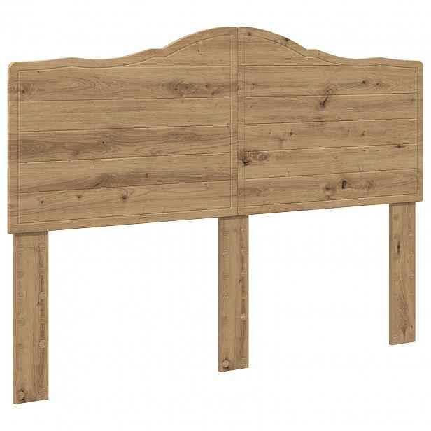 vidaXL Čelo postele Artisanový dub Kompozitní dřevo
