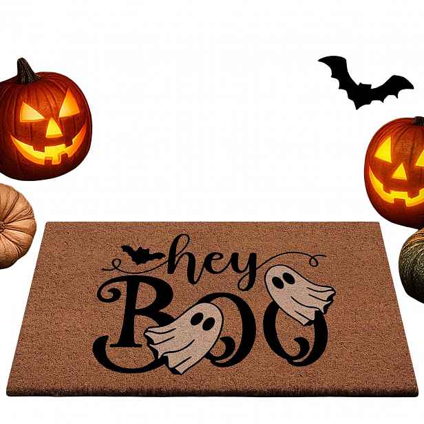 Halloweenská Rohožka 42X76 CM Duch Kokosové Vlákno Protiskluzová