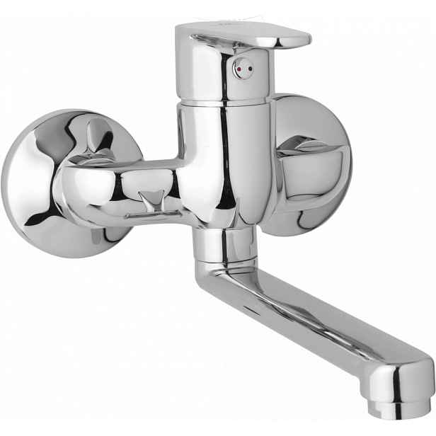 JB Sanitary Nástěnná dřezová a umyvadlová baterie TIRA, rozteč 100 mm, ramínko 300 mm D10 30 10