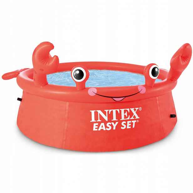 Nafukovací Bazén Krab 880 L Plast 183 X 51 CM Červený
