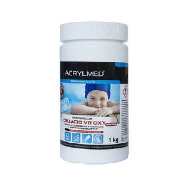 Bezchlorový přípravek na dezinfekci vody DEZACID VR WHITE 1kg