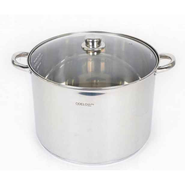 Hrnec s víkem velký 18L ocelový Odelo 32 cm stock pot
