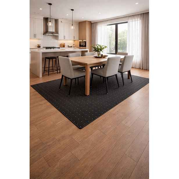 Kusový koberec Udinese antracit, 400x500, šedá, chodba / předsíň, Condor Carpets