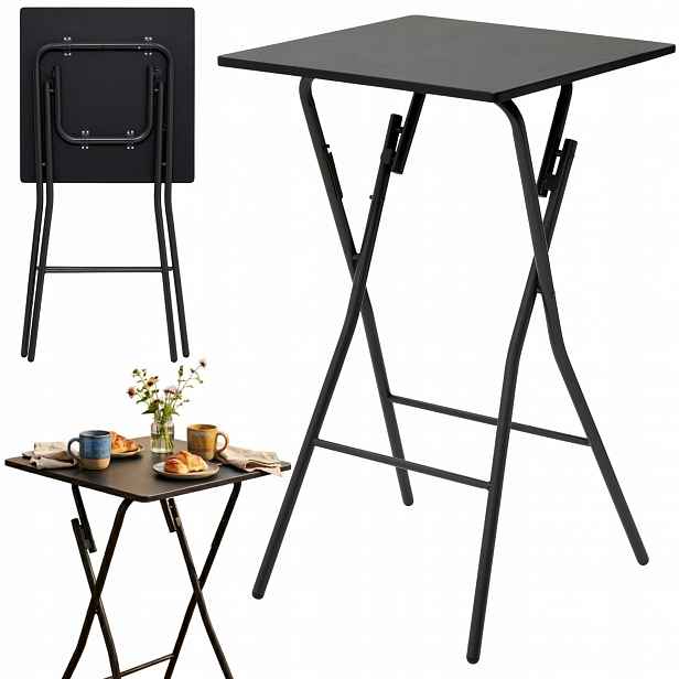 Skládací Stůl 60x60 cm turistický Barový na terasu Zahrada Bivak stůl 2 osoby