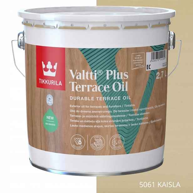 Tikkurila Olej Na Dřevo Valtti Plus Terrace Oil 2,7 L Barva 5061 Kaisla