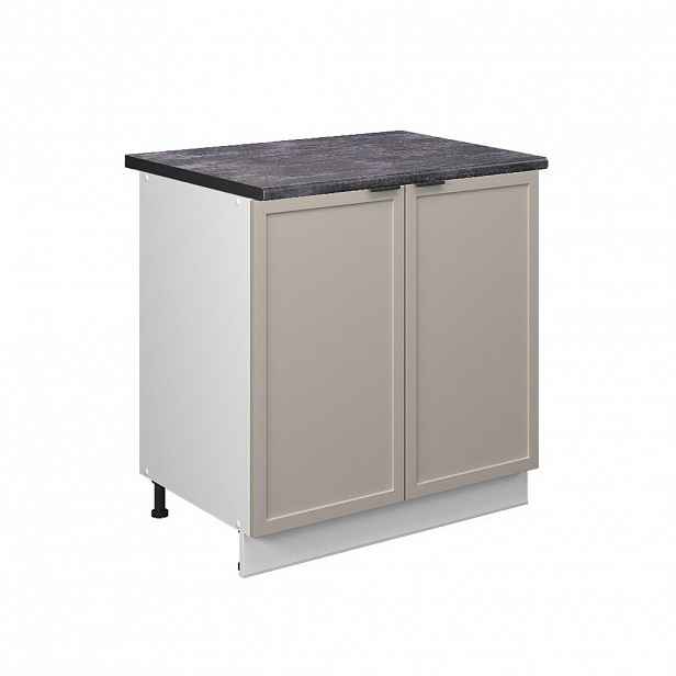 Vicco SPODNÍ SKŘÍŇKA KUCHYŇSKÉ LINKY Fame-Line, GreyBeige/Bílá, 80 cm pracovná doska antracitová