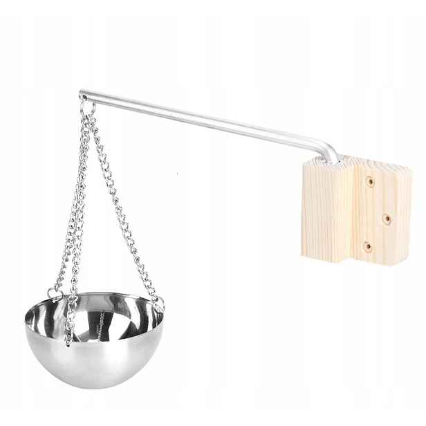 Miska do sauny Inox pro aromaterapii, saunové oleje
