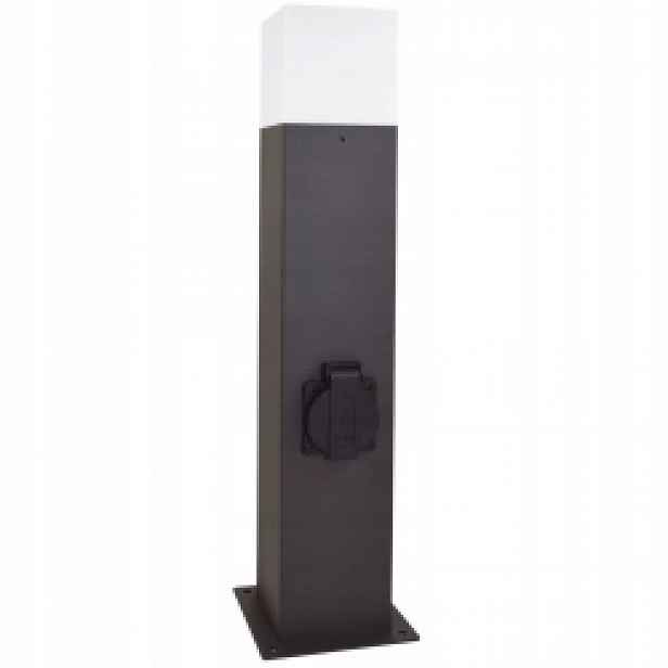 Polux Zahradní lampa New York s paticí IP44, E27, Grafit Bez žárovky