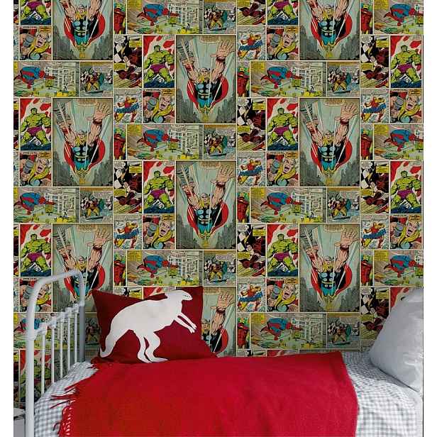 Tapeta Marvel Avengers Komiksy Hulk Thor Tapety