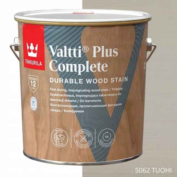 Tikkurila Lakovací Hmota Valtti Plus Complete 2,7 L Barva 5062 Tuohi
