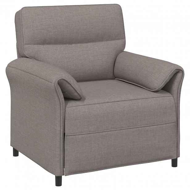 vidaXL 1-místná sedačka Taupe 88 x 83 x 95 cm
