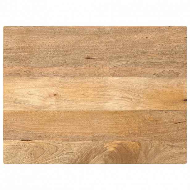 vidaXL Stolní deska 80 x 70 x 2,5 cm obdélníková mangovníkové dřevo