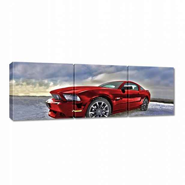 Obraz 150x50 Červený Ford Mustang