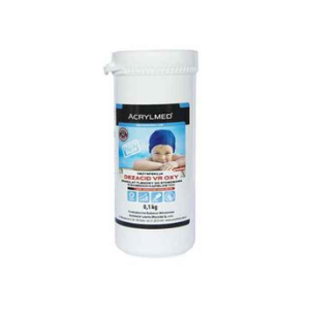 Bezchlorový přípravek na dezinfekci vody DEZACID VR WHITE 0,1 kg