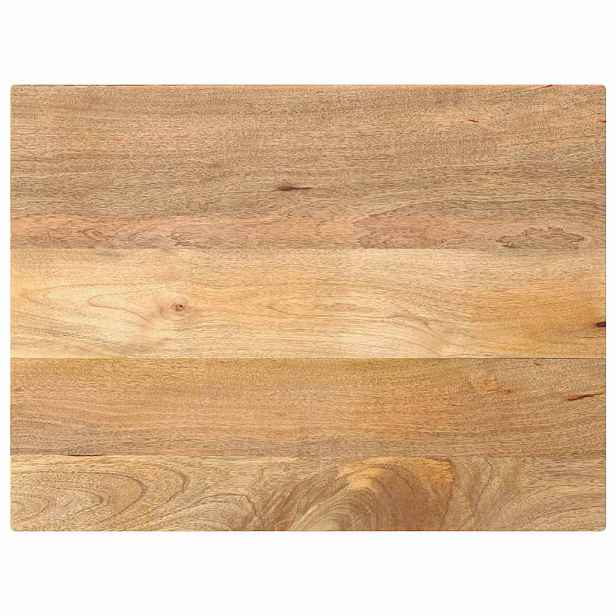 vidaXL Stolní deska 90 x 70 x 2,5 cm obdélníková mangovníkové dřevo