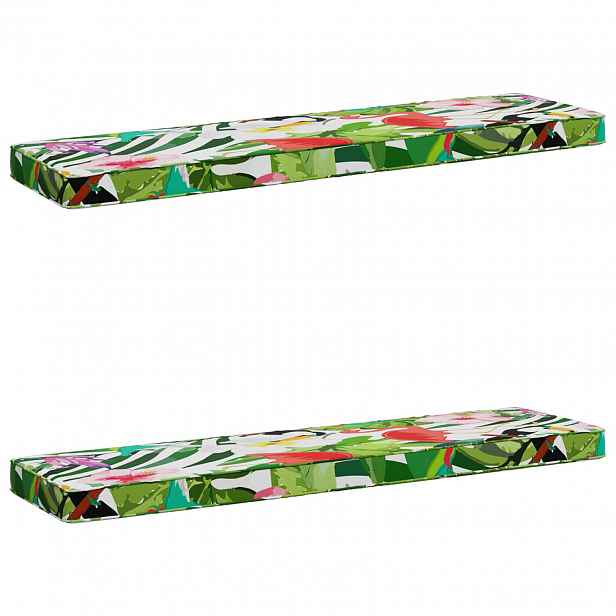 vidaXL Sady polštářů na lavici (2 kusy) VUGHT 2 pcs 100% polyester