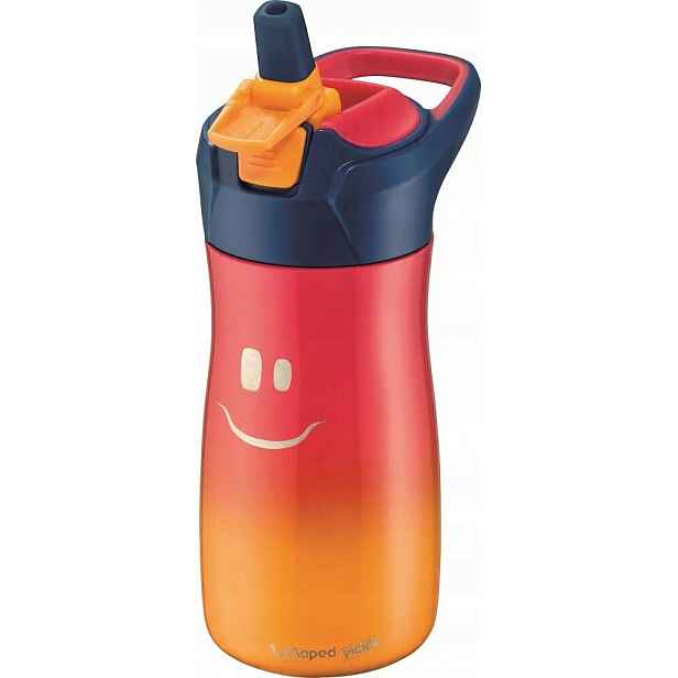 Hrnek 430ML Školní láhev na nápoj pro dítě Láhev Na Pití Do Školy Růžová