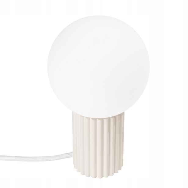 Sollux Lighting Halo Stolní lampa Béžová 1xG9 Ažurová skleněná koule