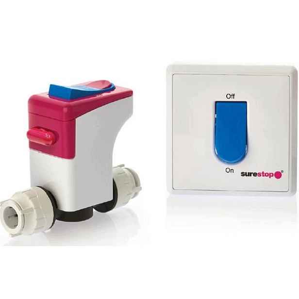 Surestop SS/15/RPL – uzavírací ventil na vodu 15 mm s dálkovým spínačem