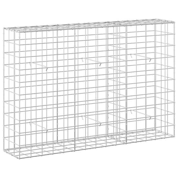 vidaXL Gabion s drátem 3,5 mm a síťkou 10x10 cm 150x30x100 cm