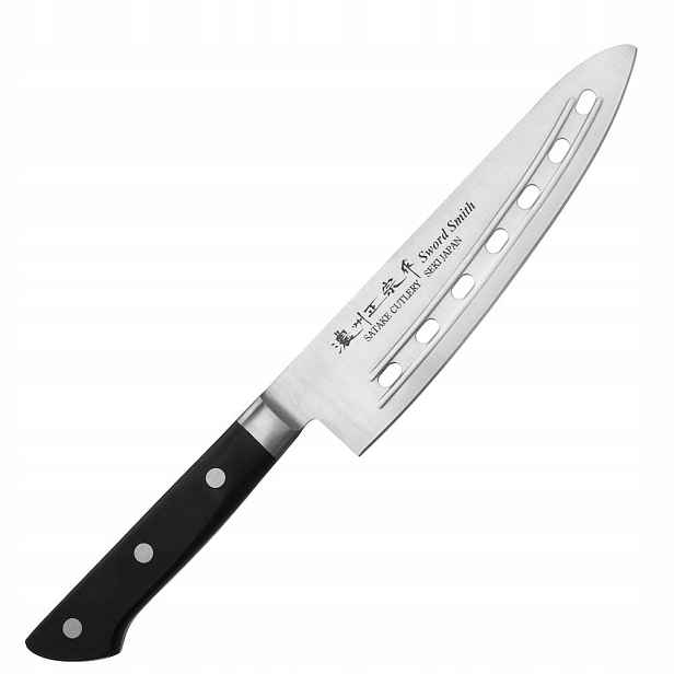 Satake sanitu Japonský Nůž šéfkuchaře Air Holes 56-58 Hrc 18 cm