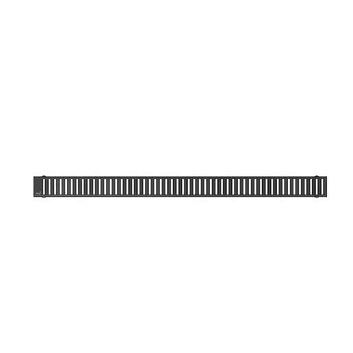 Rošt Alcaplast 30 cm nerez černá mat zebra PURE-300BLACK