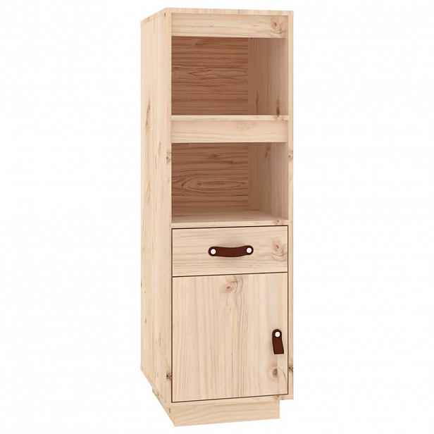 vidaXL Skříň highboard 34 x 40 x 108,5 cm masivní borové dřevo