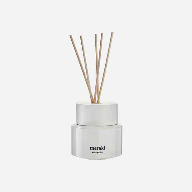 Vonný difuzér 100 ml Meraki WHITE GARDEN - bílý
