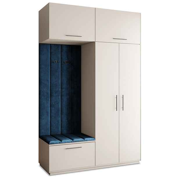 MASSENO MODERNÍ PŘEDSÍŇOVÁ SESTAVA REMA, 150/240/60 cm, kašmírová