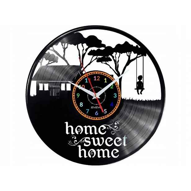 Home Sweet Home Nápad na Dárek Nástěnná Dekorace z vinylové desky