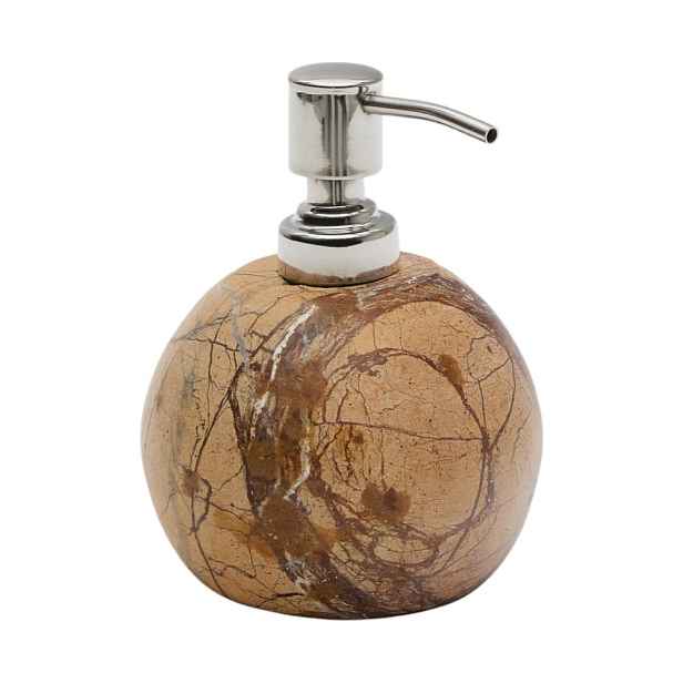 Mramorový dávkovač mýdla v přírodní barvě 200 ml Spalsh – Kave Home