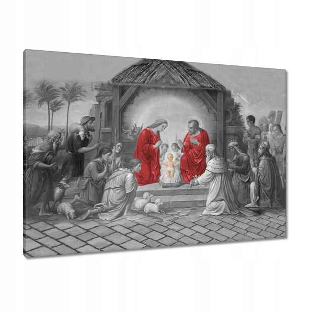 Obrazy 100x70 Svatá rodina červená